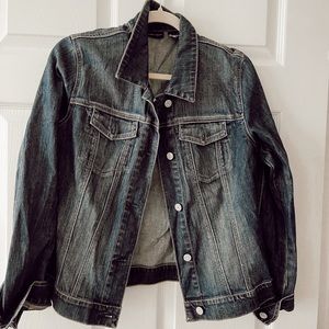 New York & Company | Dark Denim Jean Jacket | Size L